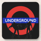 Onderzetters van Zombie Underground Cork (Voorkant)