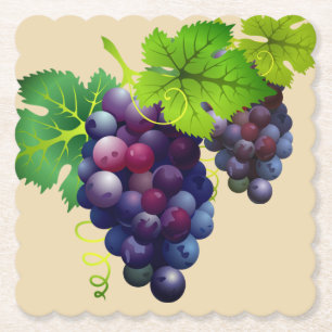 Onderzetters voor druivenpapier