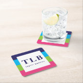 Onderzetters voor gemonogd papier met Bright Rugby (Insitu)