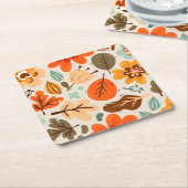 Onderzetters voor herfst-feesten bladeren (Schuin)
