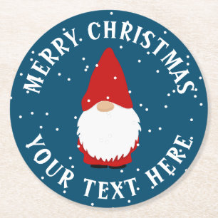 Onderzetters voor kerstcadeaupapier voor de winter