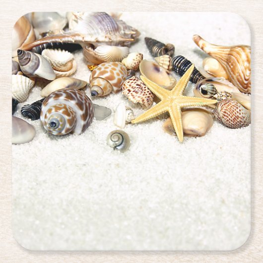 Onderzetters voor seashells-papier (Voorkant)