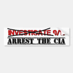 Onderzoek 9/11: De CIA arresteren Bumpersticker