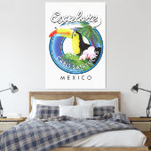 onderzoek cabo san lucas mexico - reispatch canvas afdruk (Insitu (Slaapkamer))