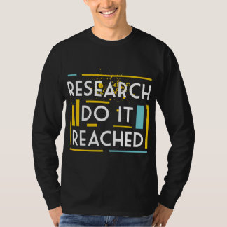 Onderzoek doe het bereikt t-shirt