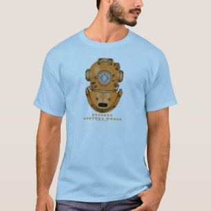 Onderzoek een andere wereld (diepe duikende helm) t-shirt