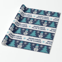 ONDERZOEK FLAT EARTH XMAS Gifts Wrapping Paper v.2