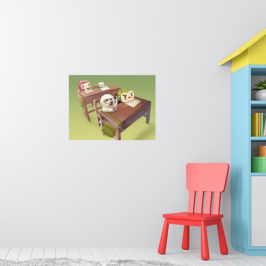 Onderzoek hard poster (Kinderkamer 1)