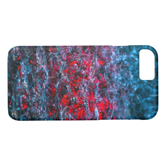 Onderzoek in Waterverf - rood Case-Mate iPhone Case (Achterkant (Horizontaal))