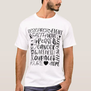 Onderzoek naar borstkanker en T-Shirt bestrijden