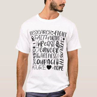 Onderzoek naar borstkanker en T-Shirt bestrijden