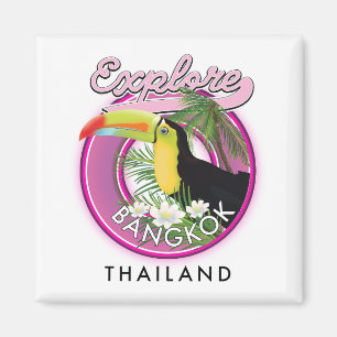 onderzoek naar de logo van Bangkok indonesië Magneet