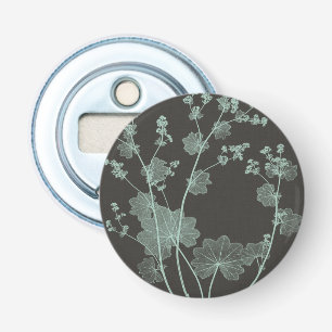 Onderzoek naar de Natuur van mint en houtskool I Button Flesopener