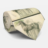 Onderzoek naar een paard van Edgar Degas, kunst Stropdas (Opgerold)