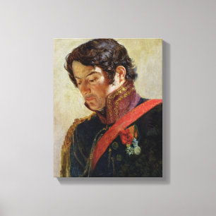 Onderzoek naar een portret van Baron Dominique Lar Canvas Afdruk