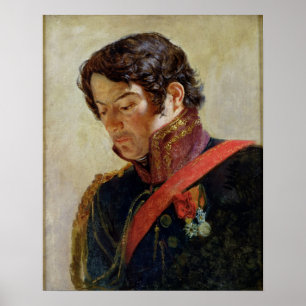 Onderzoek naar een portret van Baron Dominique Lar Poster