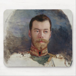 Onderzoek naar een portret van Tsar Nicholas II 18 Muismat