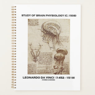 Onderzoek naar hersenfysiologie (c. 1508) da Vinci Planner