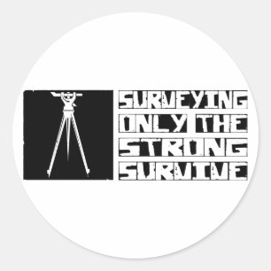 Onderzoek naar overleving ronde sticker