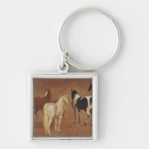 Onderzoek naar vijf paarden sleutelhanger