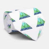 Onderzoek Natuur buiten Wilderness Mountains Stropdas (Opgerold)