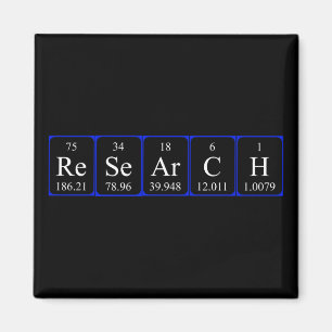 Onderzoek periodiek lijstnaammagneet magneet
