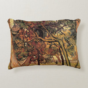 Onderzoek van dennenbomen door Vincent van Gogh Accent Kussen