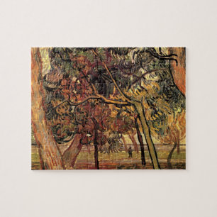 Onderzoek van dennenbomen door Vincent van Gogh Legpuzzel