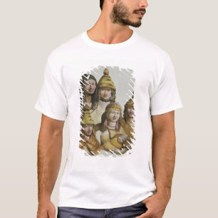 Onderzoek van inheemse Amerikanen (kleurenlitho) T-shirt