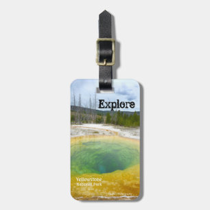 Onderzoek (Yellowstone N.P.) Bagagelabel