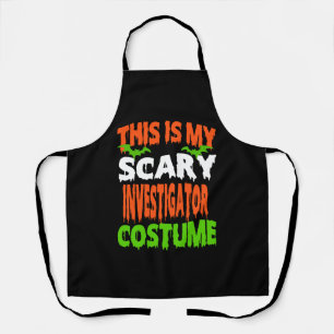 Onderzoeker - ENGE KOSTUUM HALLOWEEN SHIRT Schort