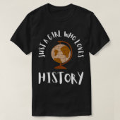 Onderzoeksgeschiedenis museumcurator en archivist t-shirt (Design voorkant)