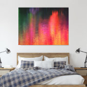 Ondes sur le triptyque de toile de feu (Insitu(Chambre))