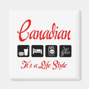 ondeugend Canadees Magneet