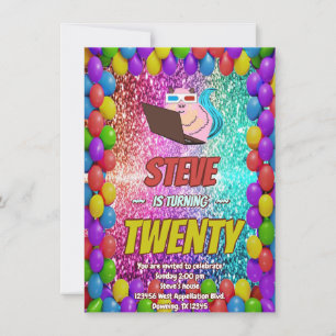 Ondeugend Eekhoorn Internet Party Verjaardag Uitno Kaart