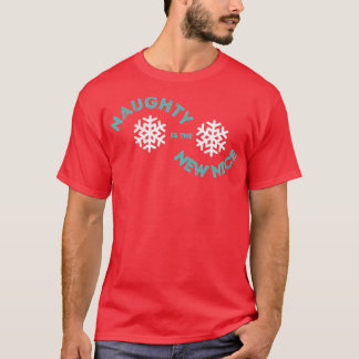 Ondeugend is het nieuwe leuke kerstfeestje Funny C T-shirt