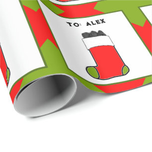 Ondeugend Jongen Kerstmis Cadeaupapier