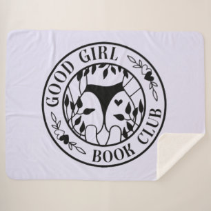 Ondeugend Meisje Boek Club Sherpa Blanket Deken
