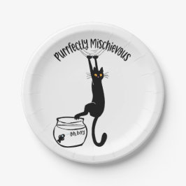 ondeugend papieren bordje