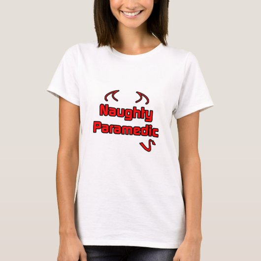Ondeugend Paramedisch T-shirt (Voorkant)