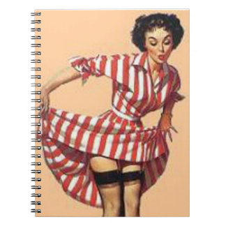 Ondeugend Snoep Striper Pin Up Notitieboek