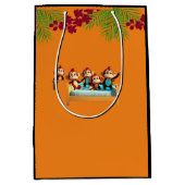 Ondeugende Apenfamilie Medium Cadeauzakje (Voorkant)