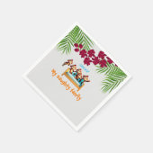 Ondeugende Apenfamilie Servet (Hoek)