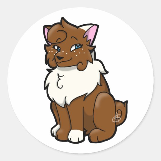 ondeugende Sticker van karnemelk (Voorkant)