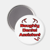 Ondeugende Tandheelkundige Assistent Magneet (Voorkant / Achterkant)