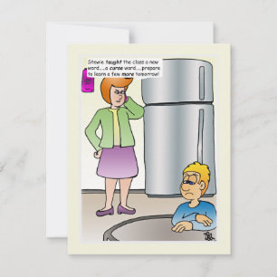 Ondeugende woorden platte Kaart