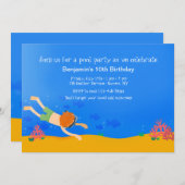 Ondiepe duik uitnodiging (Voorkant / Achterkant)