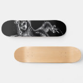 Ondode aap met Harmonica Skateboard (Horizontaal)