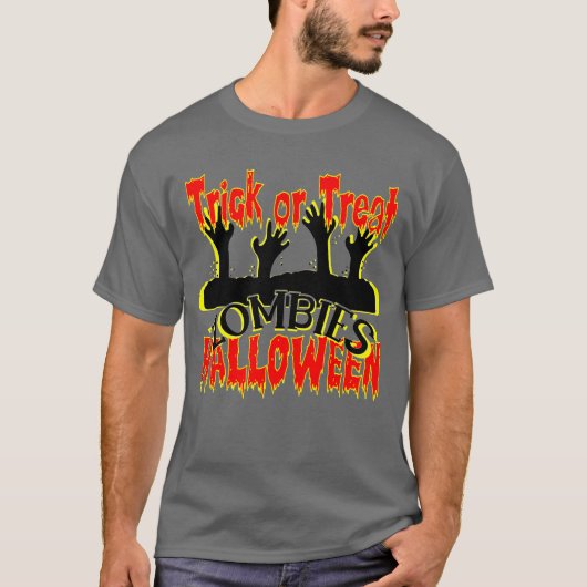 Ondode ontmoetingen wachten, Trick or treat... als T-shirt (Voorkant)