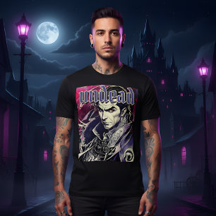 Ondode Retro Gotische Vampier T-Shirt